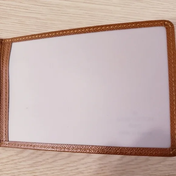 Louis Vuitton Brown Leather Card Holder ID Wallet Case - Picture 7 of 11